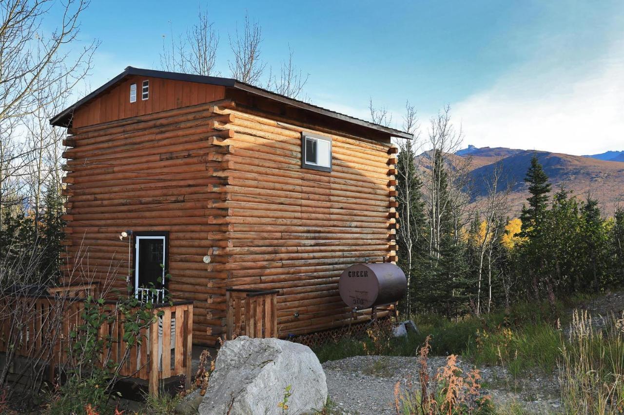 Denali Park View Family Log Cabin Eksteriør bilde