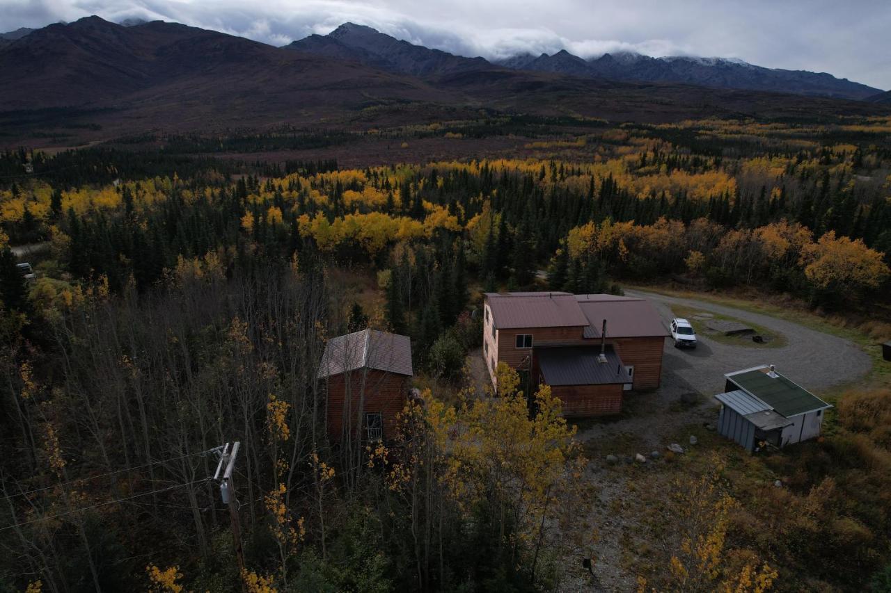 Denali Park View Family Log Cabin Eksteriør bilde